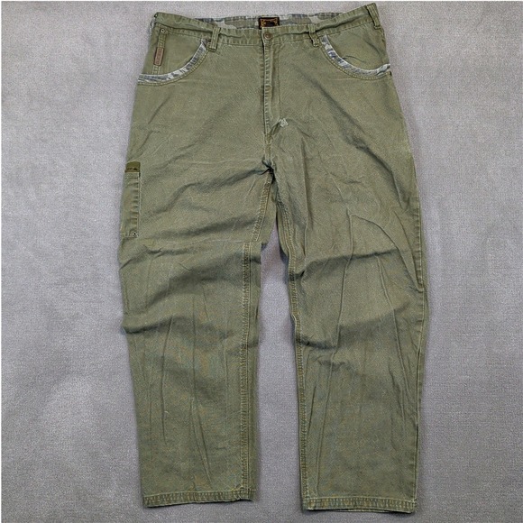 Gamehide Pants 40x31 Olive Cargo Hunting Pants Ripstop Outdoor Utility Camo Trim — photo 2